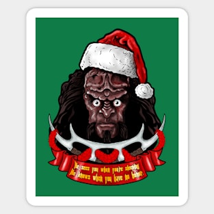 Gowron Santa Clause Sticker
